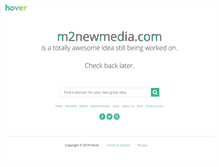 Tablet Screenshot of m2newmedia.com